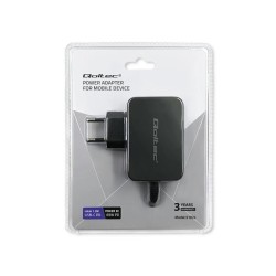 Ładowarka sieciowa Qoltec 65W | 5-20V | 3-3.25A | USB typ C … | PartsPC.pl