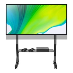 Stojak mobilny Techly 45''-90'', 60kg, półka AV | PartsPC.pl