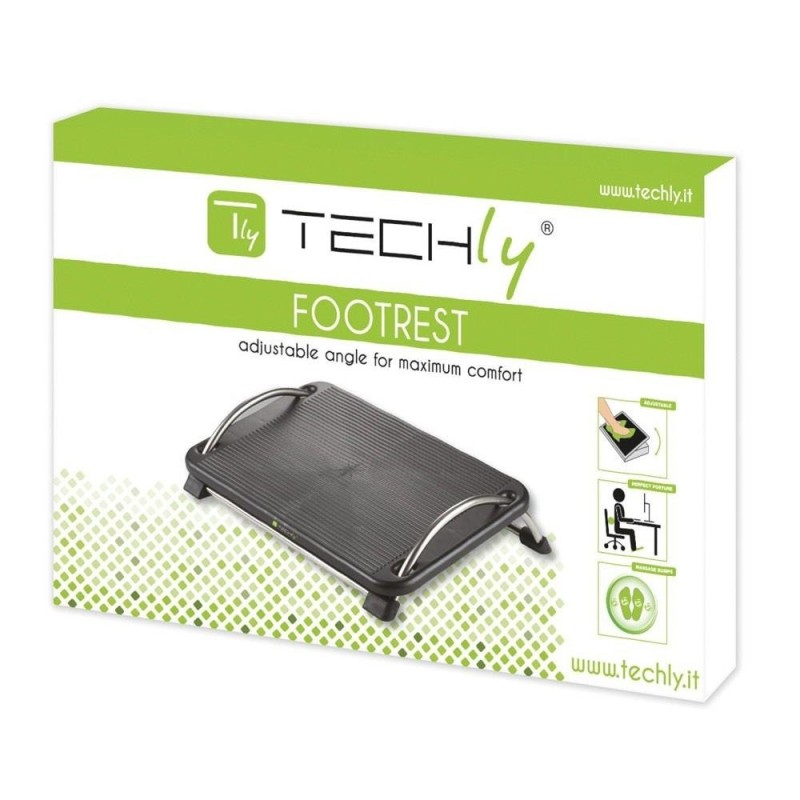 Podnóżek ergonomiczny Techly z regulacją kąta pochylenia | PartsPC.pl