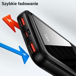 Powerbank Usams PB58 10000mAh 22,5W 1xUSB-C PD + 2xUSB-A Fas… | PartsPC.pl