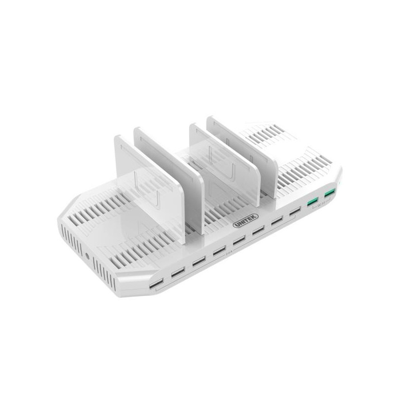 Stacja ładująca Unitek Y-2190A, 10 x USB QC3.0 96W | PartsPC.pl