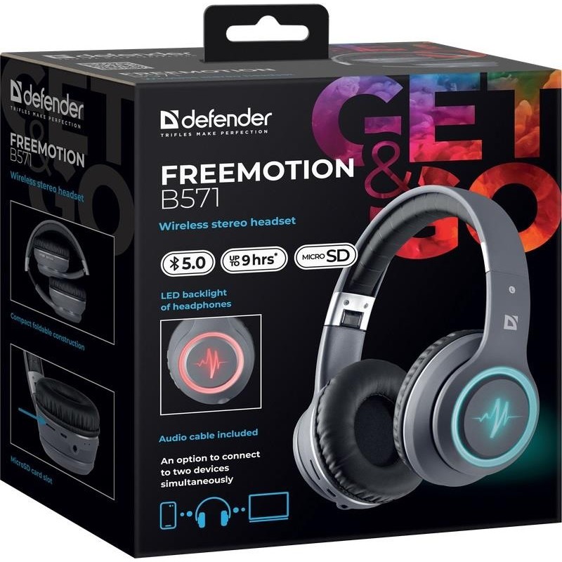 Słuchawki z mikrofonem Defender FREEMOTION B571 bezprzewodow… | PartsPC.pl