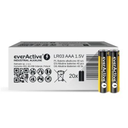 Baterie alkaliczne AAA/LR03 everActive Industrial Alkaline 4… | PartsPC.pl
