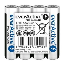 Baterie alkaliczne AAA/LR03 everActive Pro Alkaline 4 sztuki… | PartsPC.pl