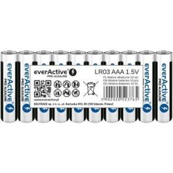 Baterie alkaliczne AAA / LR03 everActive Pro 10 sztuk | PartsPC.pl