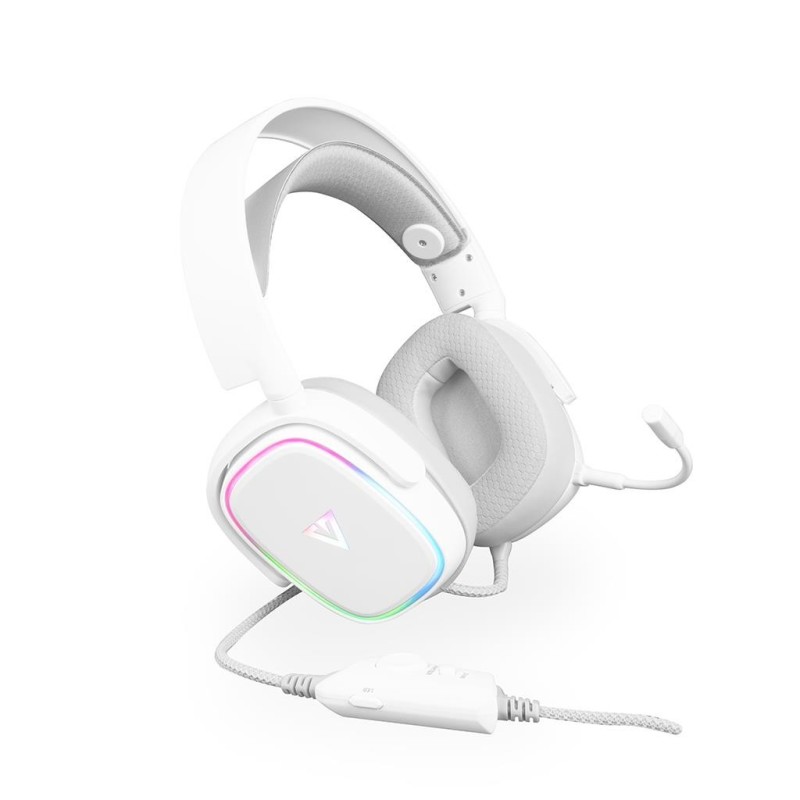 Słuchawki z mikrofonem Modecom MC-899 PROMETHEUS Gaming, bia… | PartsPC.pl