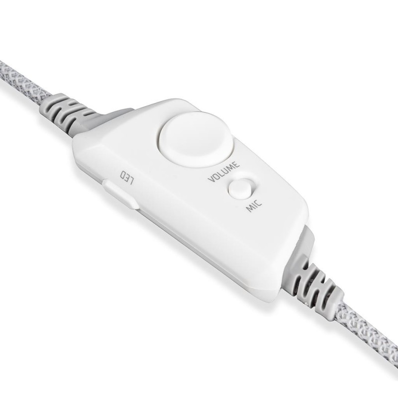 Słuchawki z mikrofonem Modecom MC-899 PROMETHEUS Gaming, bia… | PartsPC.pl