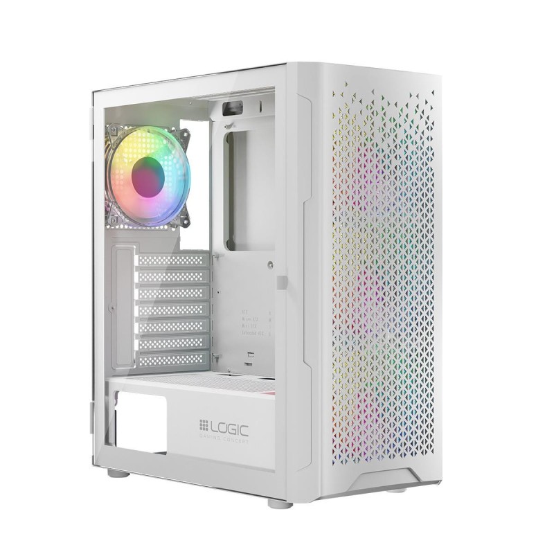 Obudowa LOGIC Aramin ARGB MIDI USB 3.0 White | PartsPC.pl