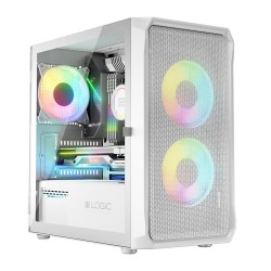 Obudowa LOGIC PORTOS ARGB Mini USB 3.0 White | PartsPC.pl