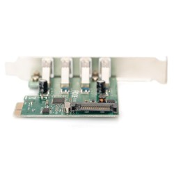 Kontroler USB 3.0 DIGITUS PCIe, 4x USB 3.0, Chipset VL805 | PartsPC.pl