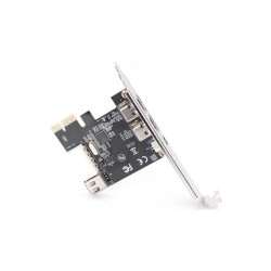 Kontroler Firewire (400) DIGITUS PCI Express, 3xZew. IEEE139… | PartsPC.pl