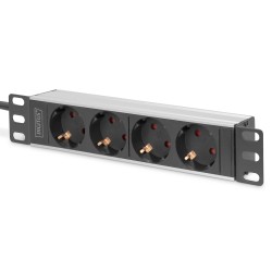 Listwa zasilająca DIGITUS do szaf 10" RACK 4xSchuko, 2m 1xSc… | PartsPC.pl