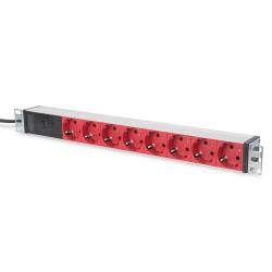 Listwa zasilająca DIGITUS PDU 19" RACK 8xSchuko kabel 2m 1xC… | PartsPC.pl