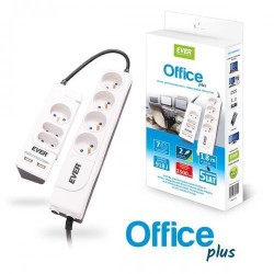 Listwa antyprzepięciowa Ever Office Plus 3m | PartsPC.pl