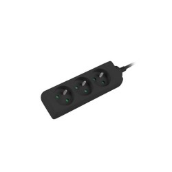 Listwa przedłużacz Lanberg 1,5m czarna 3x 230V PL, kabel wyk… | PartsPC.pl