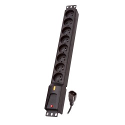 Listwa zasilająca Lestar LZRM 810 BW G-A K.:CZ 5,0M IEC320… | PartsPC.pl