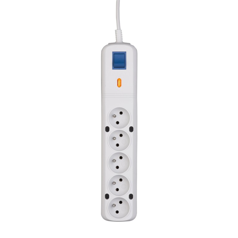 Listwa zasilająca Lestar LF-530WA 5+ 5m szara | PartsPC.pl