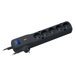 Listwa zasilająca Lestar LF-530WA 5+ 5m czarna | PartsPC.pl