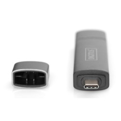 Czytnik kart DIGITUS 3-portowy USB Typ C/ USB 3.0 SuperSpeed… | PartsPC.pl