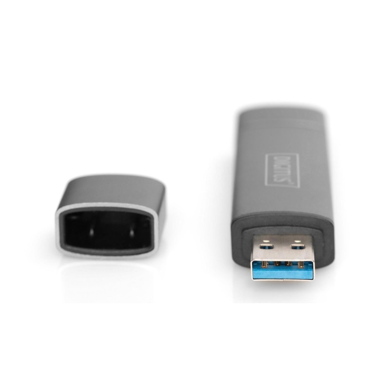 Czytnik kart DIGITUS 3-portowy USB Typ C/ USB 3.0 SuperSpeed… | PartsPC.pl
