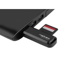 Czytnik kart Natec Scarab 2 SD/MicroSD USB 3.0 czarny | PartsPC.pl
