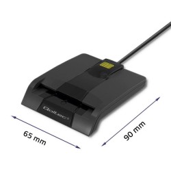 Czytnik kart chipowych ID Qoltec SCR-0634 | USB 2.0 + adapte… | PartsPC.pl