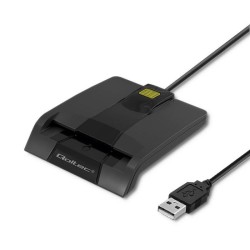 Czytnik kart chipowych ID Qoltec SCR-0634 | USB 2.0 + adapte… | PartsPC.pl