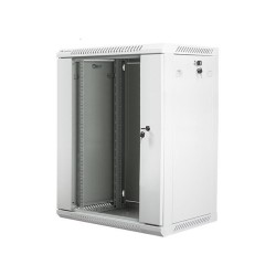 Szafa instalacyjna Rack wisząca 19" 15U 600x450 szara Lanber… | PartsPC.pl