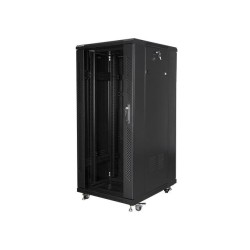 Szafa instalacyjna Rack stojąca 19" 27U 600x800 czarna Lanbe… | PartsPC.pl