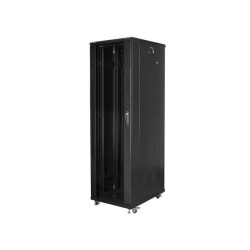 Szafa instalacyjna Rack stojąca 19" 42U 600x1000 czarna Lanb… | PartsPC.pl