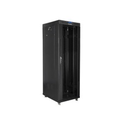 Szafa instalacyjna Rack stojąca 19" 37U 600x800 czarna drzwi… | PartsPC.pl