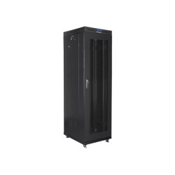 Szafa instalacyjna Rack stojąca 19" 42U 600x800 czarna drzwi… | PartsPC.pl