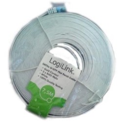 Patchcord LogiLink CP0140 CAT5e U-UTP, 15m, płaski | PartsPC.pl