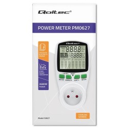 Watomierz Qoltec Licznik zużycia energii PM0627 z... | PartsPC.pl