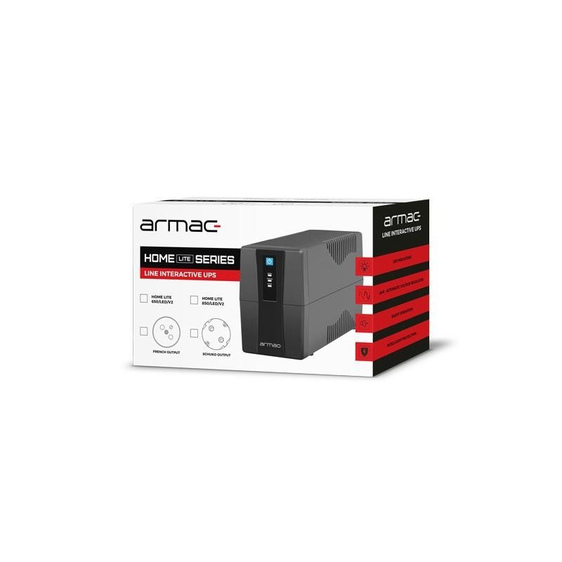 Zasilacz awaryjny UPS Armac Home Lite 650VA LED Line-Interac… | PartsPC.pl