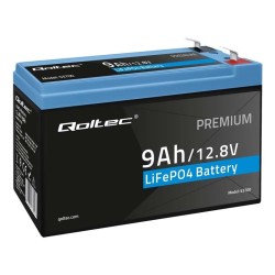 Akumulator LiFePO4 Qoltec Litowo-Żelazowo-Fosforanowy | 12.8… | PartsPC.pl