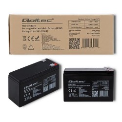 Akumulator AGM Qoltec 12V | 9Ah | PartsPC.pl