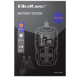 Tester cyfrowy Qoltec akumulatora z wyświetlaczem LCD | 12V … | PartsPC.pl