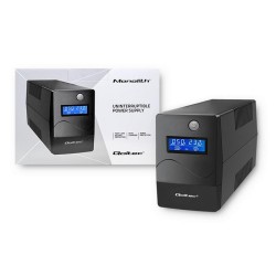 Zasilacz awaryjny UPS Qoltec Monolith | 850VA | 480W | LCD |… | PartsPC.pl