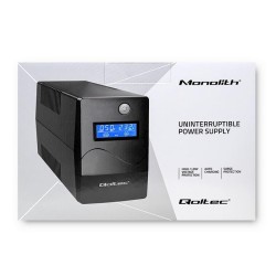 Zasilacz awaryjny UPS Qoltec Monolith | 850VA | 480W | LCD |… | PartsPC.pl