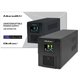 Zasilacz awaryjny UPS Qoltec Monolith | 1500VA | 900W | LCD … | PartsPC.pl