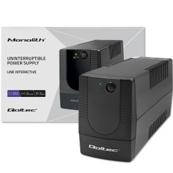 Zasilacz awaryjny UPS Qoltec Monolith | 1000VA | 600W | PartsPC.pl