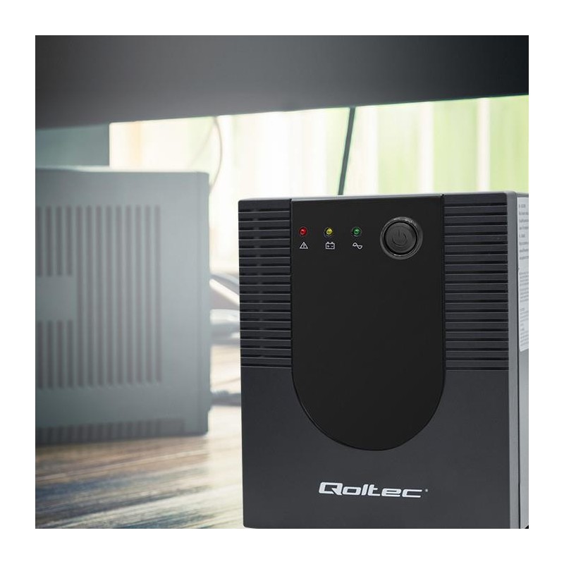 Zasilacz awaryjny UPS Qoltec Monolith | 1500VA | 900W | PartsPC.pl