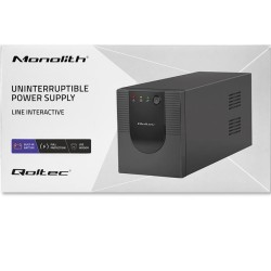 Zasilacz awaryjny UPS Qoltec Monolith | 1500VA | 900W | PartsPC.pl