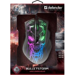 Mysz przewodowa Defender BULLETSTORM GM-928 7200dpi Gaming 7… | PartsPC.pl