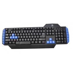 Klawiatura przewodowa Rebeltec WARRIOR Gaming USB czarna | PartsPC.pl