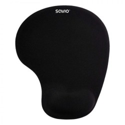 Podkładka pod mysz SAVIO MP-01B żelowa, czarna | PartsPC.pl