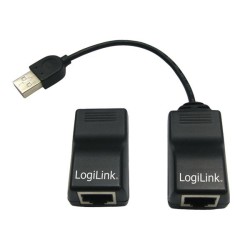 Extender LogiLink UA0021D USB przez RJ45 do 60m | PartsPC.pl