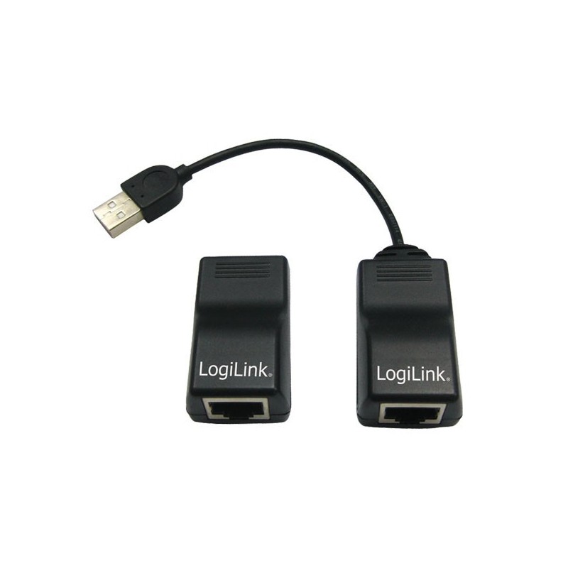 Extender LogiLink UA0021D USB przez RJ45 do 60m | PartsPC.pl