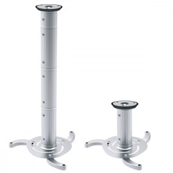 Uchwyt sufitowy Maclean MC-517 S do projektora 80-980mm 10kg srebrny